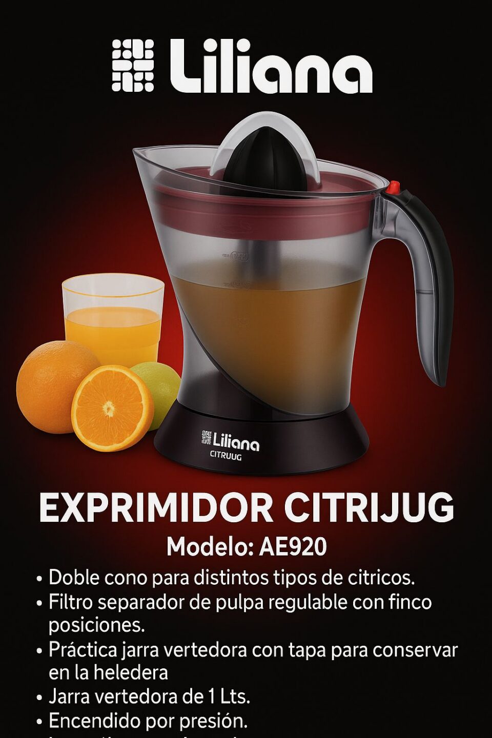 Exprimidor Liliana AE920