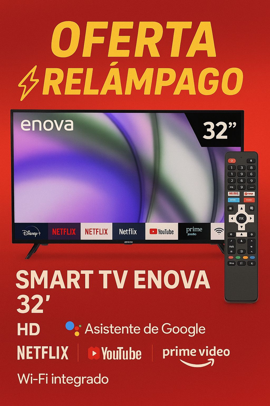 Smart TV Enova 32" Google TV - Image 1