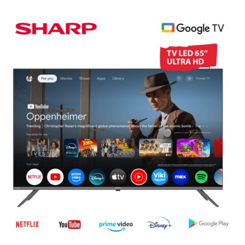 Smart TV Sharp 65'' c/Google TV